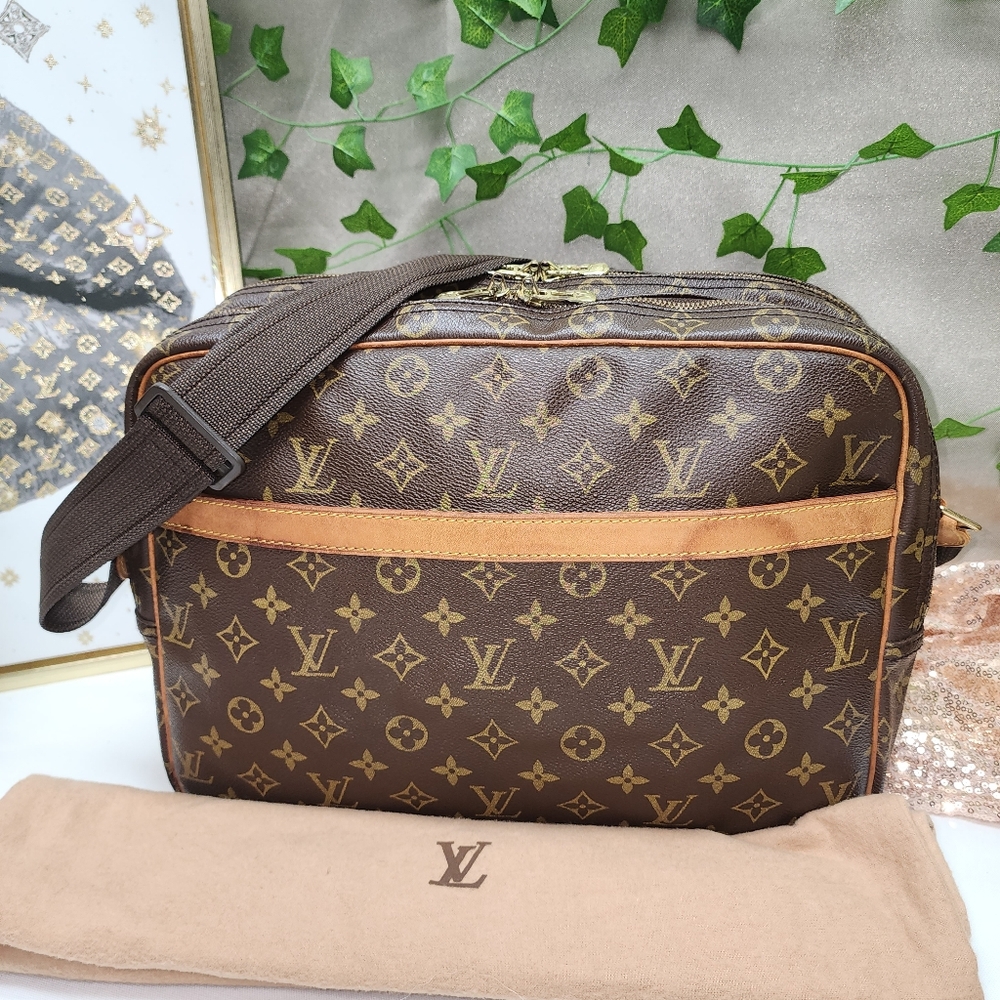 Authentic Louis Vuitton Monogram Reporter PM With Dust Bag A+ Condition - Picture 3 of 17